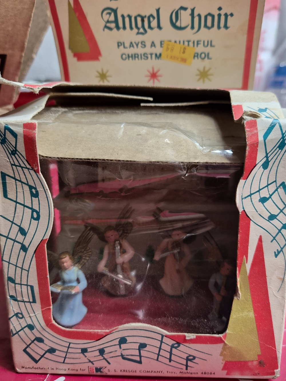 Angel Choir Musical Figurine Set - Blue & Gold
